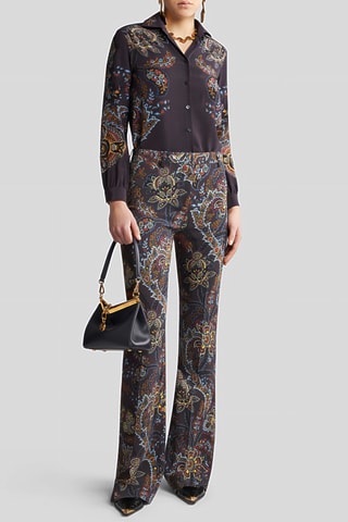 Zijden Blouse - Zwart