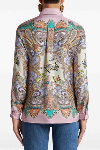 Zijden Blouse- Roze