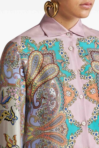 Zijden Blouse- Roze