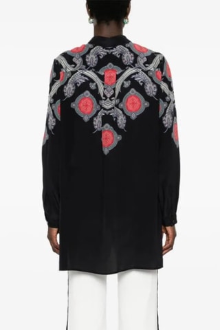 Zijden Tuniek - Zwart