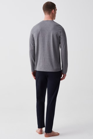 Pyjama - Gemêleerd Grijs en Zwart