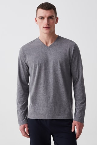 Pyjama - Gemêleerd Grijs en Zwart