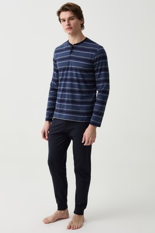 Pyjama - Blauw en Zwart