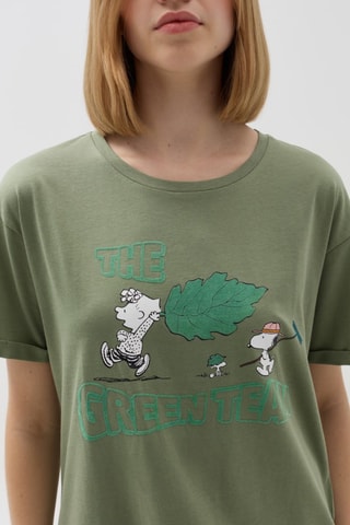 Pyjama Snoopy en The Peanuts - Groen