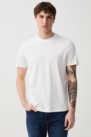 T-shirt regular - Wit