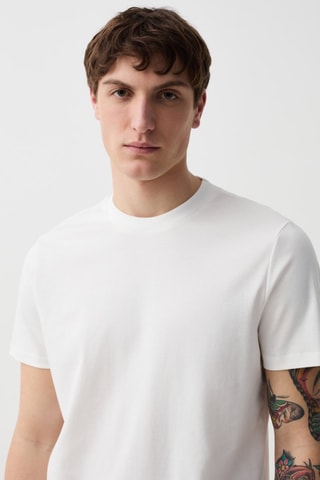 T-shirt regular - Wit