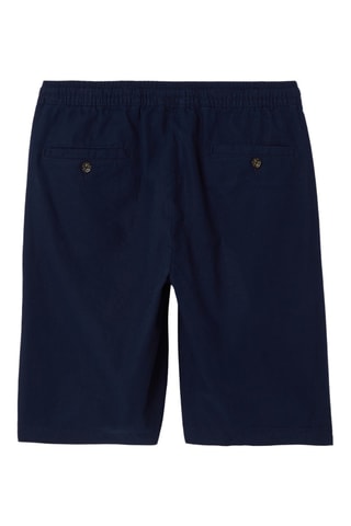 Linnen Bermuda Regular - Blauw