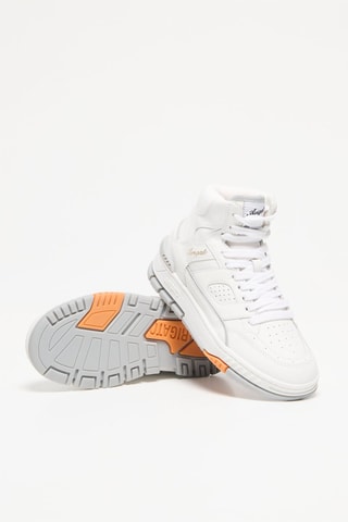 Baskets montantes en cuir Area Hi Sneaker - Blanc