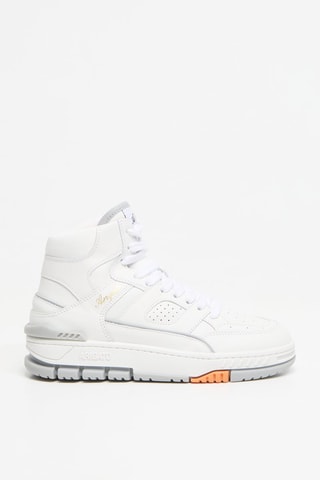 Baskets montantes en cuir Area Hi Sneaker - Blanc