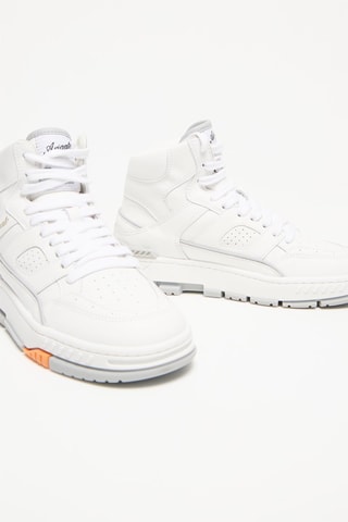 Baskets montantes en cuir Area Hi Sneaker - Blanc