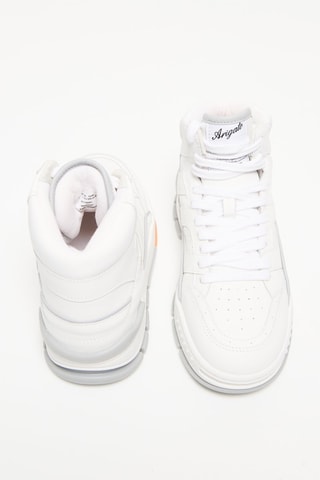 Baskets montantes en cuir Area Hi Sneaker - Blanc