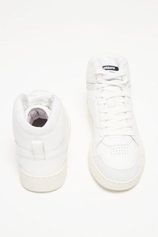 Baskets montantes en cuir Dice Hi Sneaker - Blanc