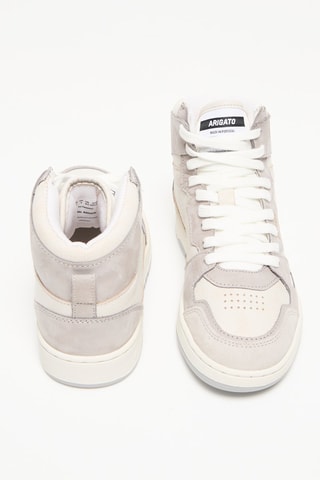 Baskets montantes en cuir Dice Hi Sneaker - Beige et gris