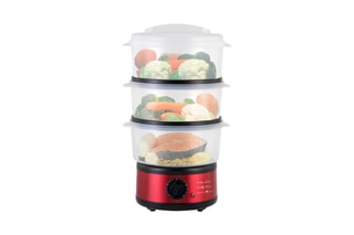 Stoomkoker met 3 Manden 7,5 l