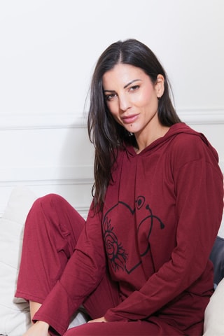 Pyjama Mya - Bordeauxrood