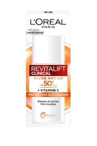 Fluide anti-UV à la vitamine C SPF 50 - Tout type de peau - 50 ml