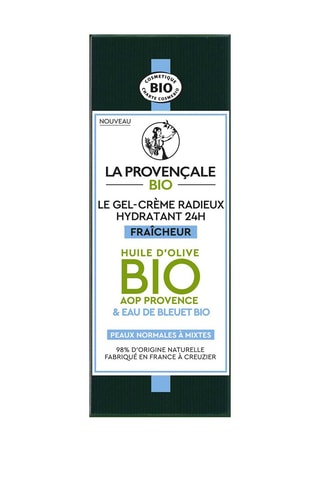 Gel-crème radieux hydratant 24h Bio - 50 ml
