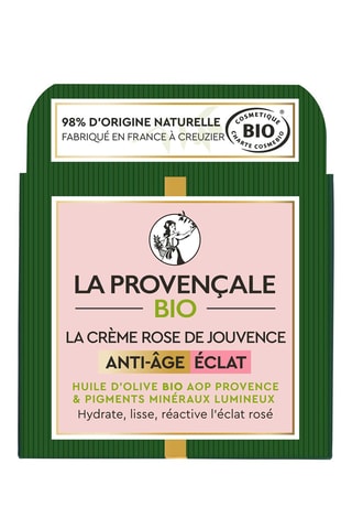 Crème rose de jouvence anti-âge et éclat Bio - 50 ml