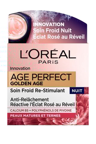 Soin âge perfect Golden âge Nuit - Tout type de peau - 50 ml