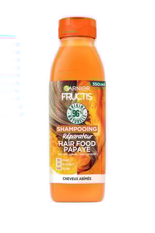 Shampoing réparateur vegan Hair Food - Papaye - Cheveux abîmés - 350 ml