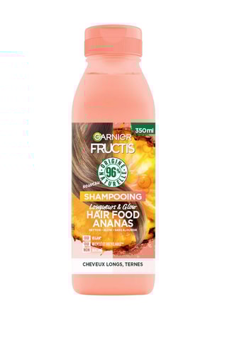 Shampoing vegan Hair Food - Ananas - Cheveux longs et ternes - 350 ml