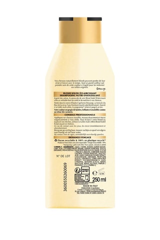 Shampoing Blond Soleil Eclaircissant - Cheveux blonds naturels - 250 ml
