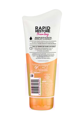 Après-shampoing intensif Dream Long Rapid Restore - Huile de ricin - Cheveux longs abîmés - 180 ml