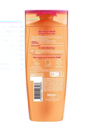 Shampoing reconstructeur Dream Long - Huile de ricin - Cheveux longs abîmés - 300 ml