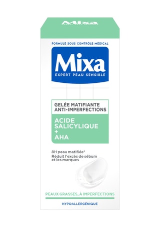 Gelée matifiante anti-imperfections Acide salicylique + AHA - Peaux grasses à imperfections - 50 ml