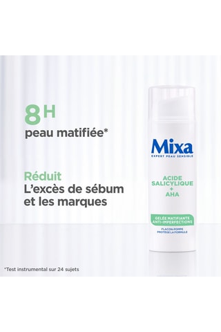 Gelée matifiante anti-imperfections Acide salicylique + AHA - Peaux grasses à imperfections - 50 ml