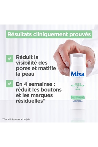 Gelée matifiante anti-imperfections Acide salicylique + AHA - Peaux grasses à imperfections - 50 ml