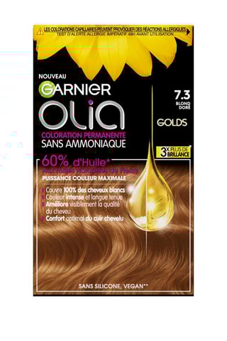 Coloration permanente Olia - 7.3 Blond doré - Cheveux normaux