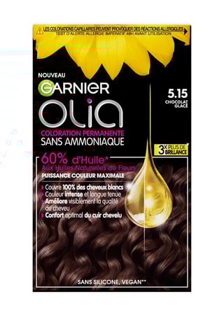 Coloration permanente Olia - 5.15 Chocolat glacé - Cheveux normaux