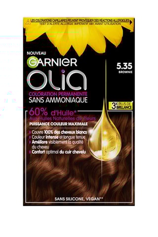 Coloration permanente Olia - 5.35 Brownie - Cheveux normaux