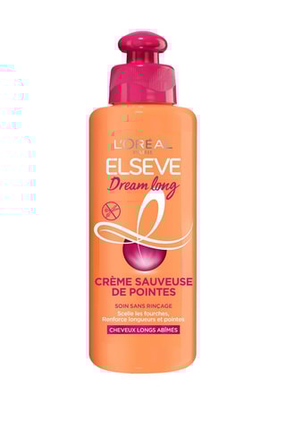 Crème capillaire sauveuse de pointes Dream Long - Huile de ricin - Cheveux longs abîmés - 200 ml