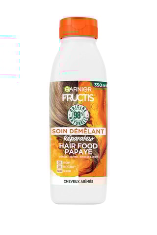Soin démêlant capillaire vegan Hair Food - Papaye - Cheveux abîmés - 350 ml