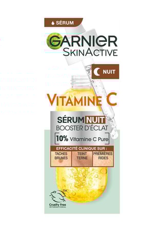 Sérum nuit Vitamine C Booster d'éclat - 30 ml