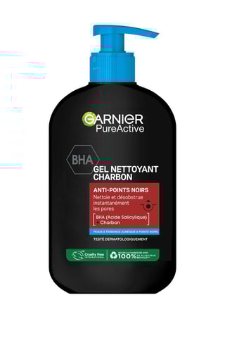Gel nettoyant charbon Pure Active - 250 ml