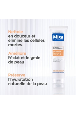 Nettoyant anti-teint terne Vitamine C + Squalane - Peaux sensibles - 200 ml
