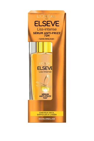 Sérum capillaire disciplinant Liss-Intense - Huile d'argan - Cheveux difficiles à lisser et secs - 50 ml
