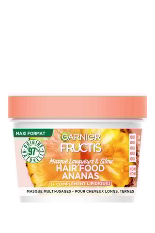Masque longueurs Hairfood Ananas - Cheveux longs et ternes - 390 ml