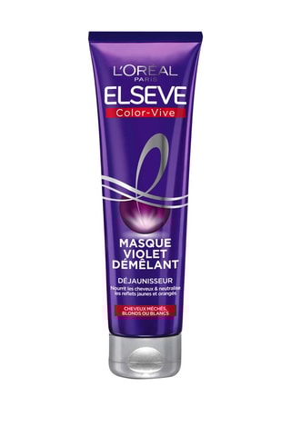 Masque violet démêlant déjaunisseur Color-Vive - Cheveux méchés, blonds ou blancs - 150 ml