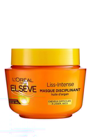Masque capillaire disciplinant Liss-Intense - Huile d'argan - Cheveux difficiles à lisser et secs - 310 ml
