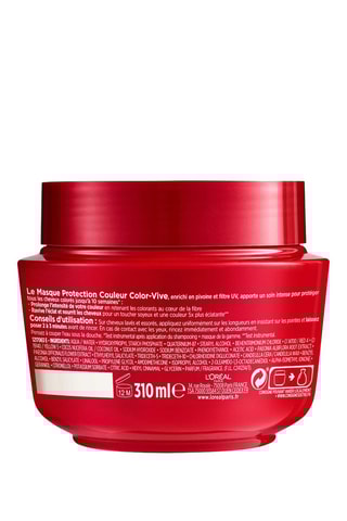 Masque capillaire protecteur Color-Vive - Pivoine et filtre UV - Cheveux colorés ou méchés - 310 ml