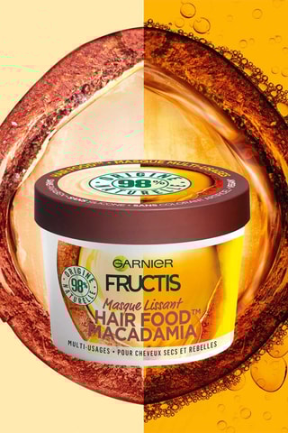 Masque capillaire nourrissant vegan Hair Food - Macadamia - Cheveux très secs - 390 ml