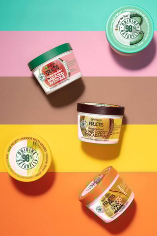 Masque capillaire nourrissant vegan Hair Food - Macadamia - Cheveux très secs - 390 ml