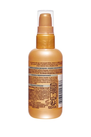 Elixir capillaire concentré nutrition Nutri-Extrême Richesse - Huiles précieuses d'onagre et sésame - Cheveux secs - 100 ml