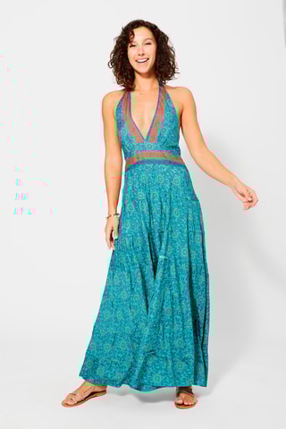 Robe longue - Turquoise