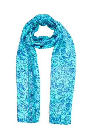 Foulard - Bleu et turquoise