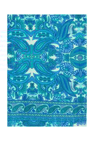 Foulard - Vert et turquoise